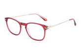 Lored red eyeglasses